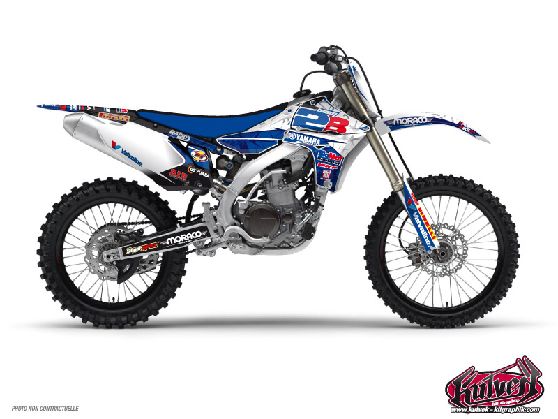 Yamaha 450 YZF Dirt Bike Replica Team 2b Graphic Kit 2013