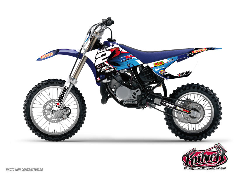 Yamaha 85 YZ Dirt Bike Replica Team 2b Graphic Kit 2012