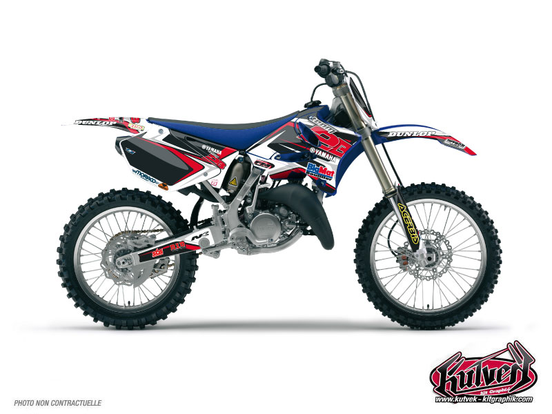 Yamaha 125 YZ Dirt Bike Replica Team 2b Graphic Kit Maxime DESPRES 2010