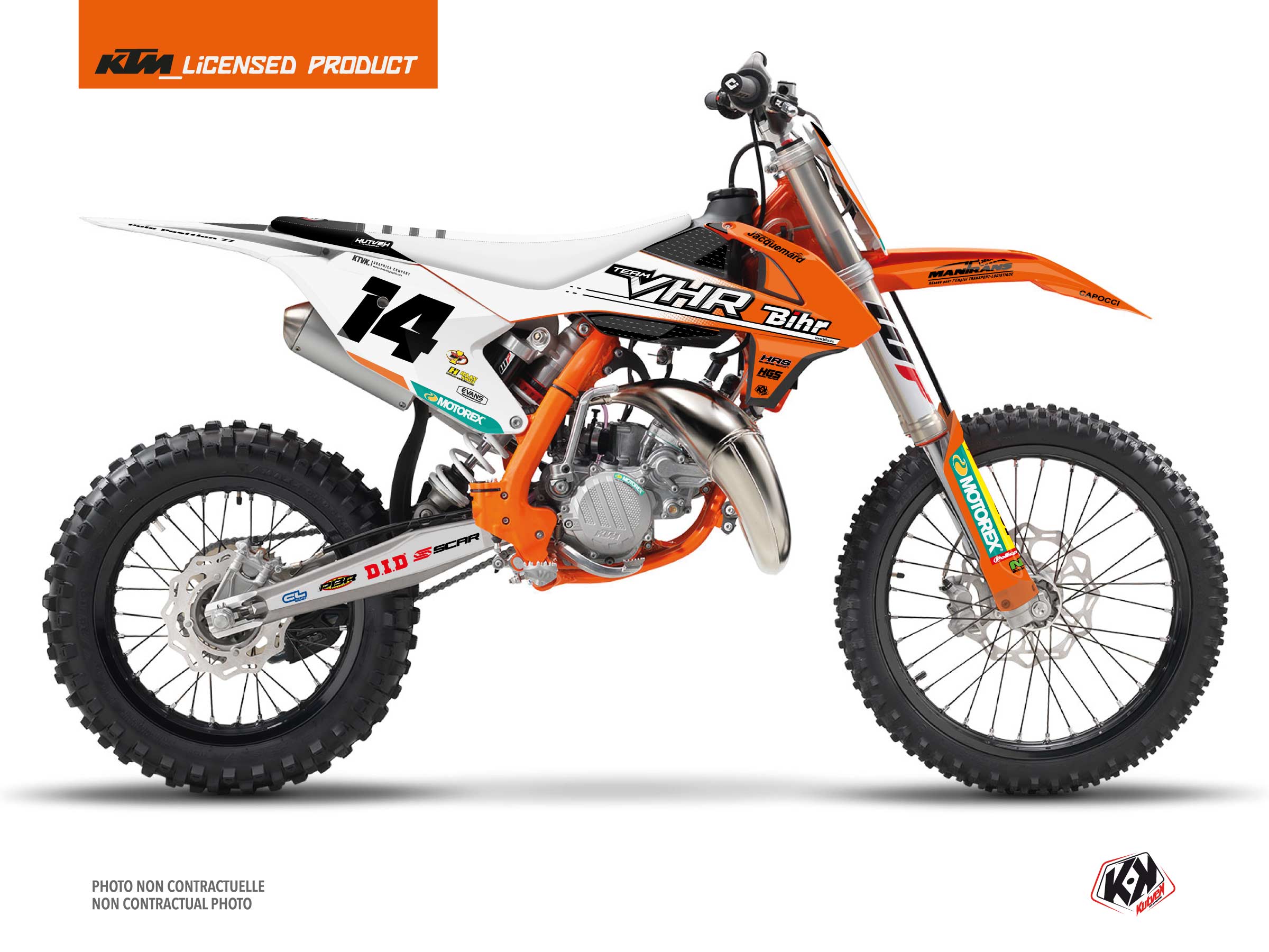 Kit Déco Moto Cross Replica Team VHR K22 KTM 85 SX