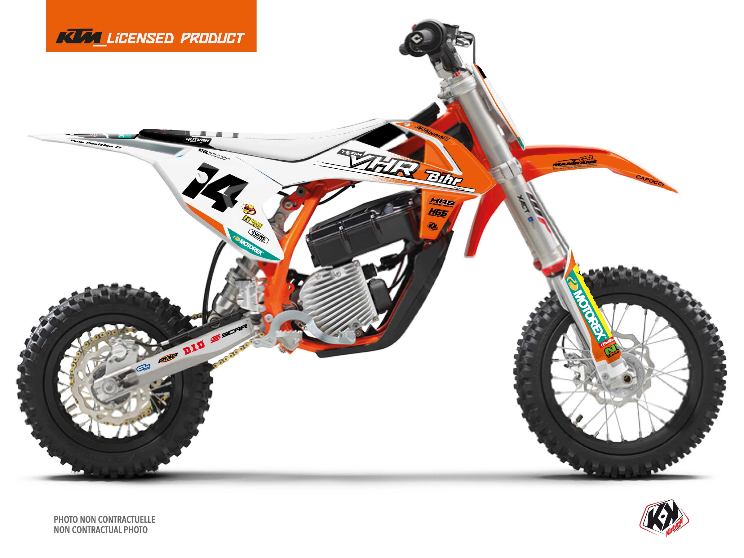 KTM SX-E 5 Dirt Bike Replica Team VHR K22 Graphic Kit