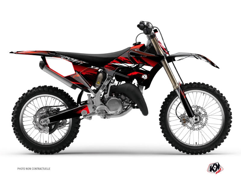 Kit Déco Moto Cross Techno Yamaha 250 YZ Rouge