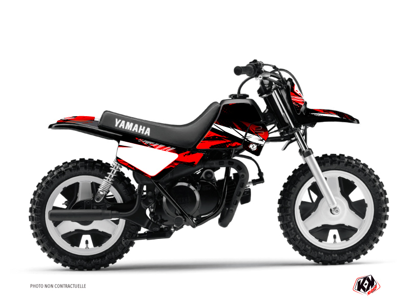 Yamaha PW 50 Dirt Bike Techno Graphic Kit Red