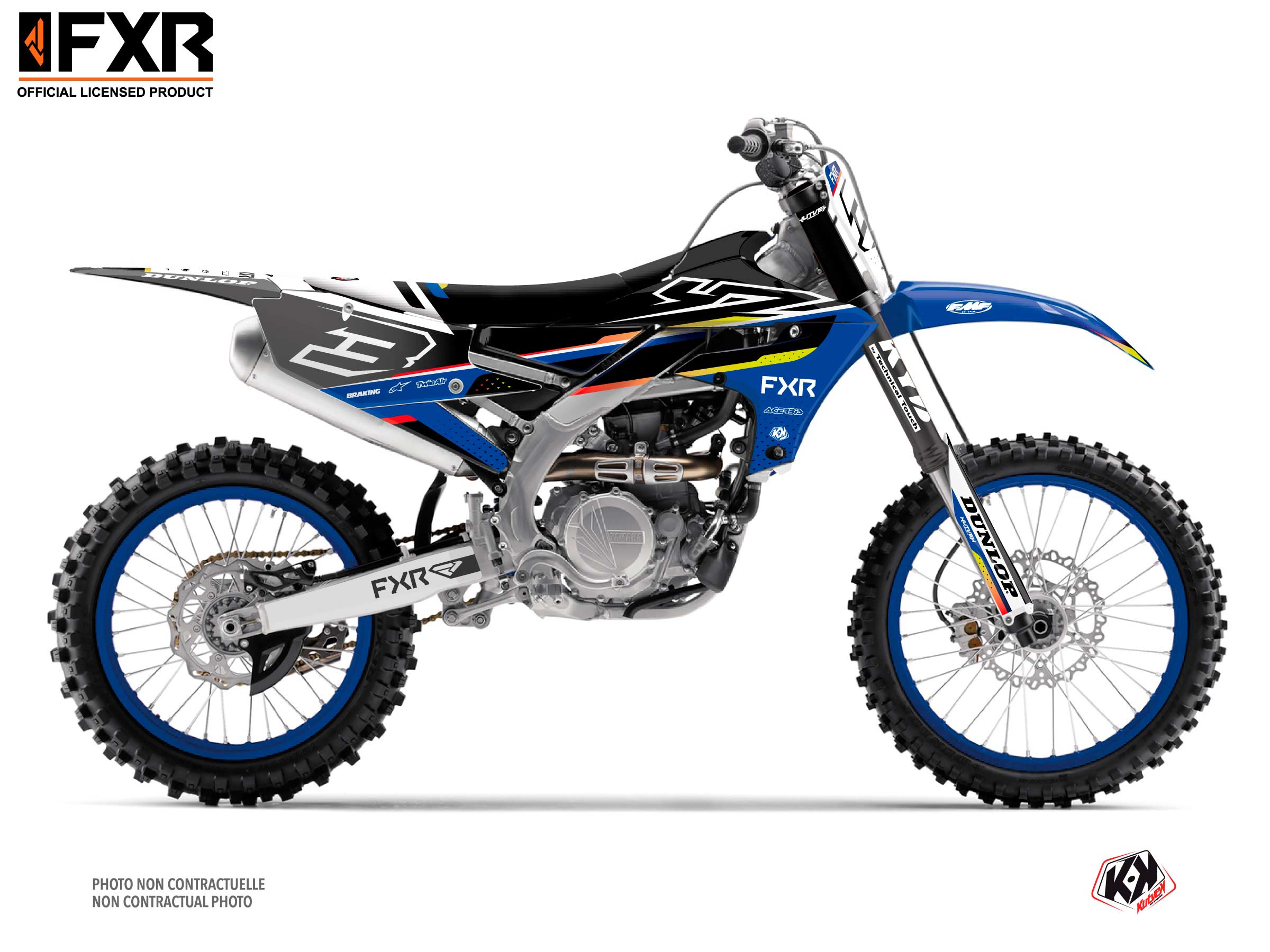 KIT DÉCO MOTOCROSS TILT YAMAHA YZ 250 F NOIR