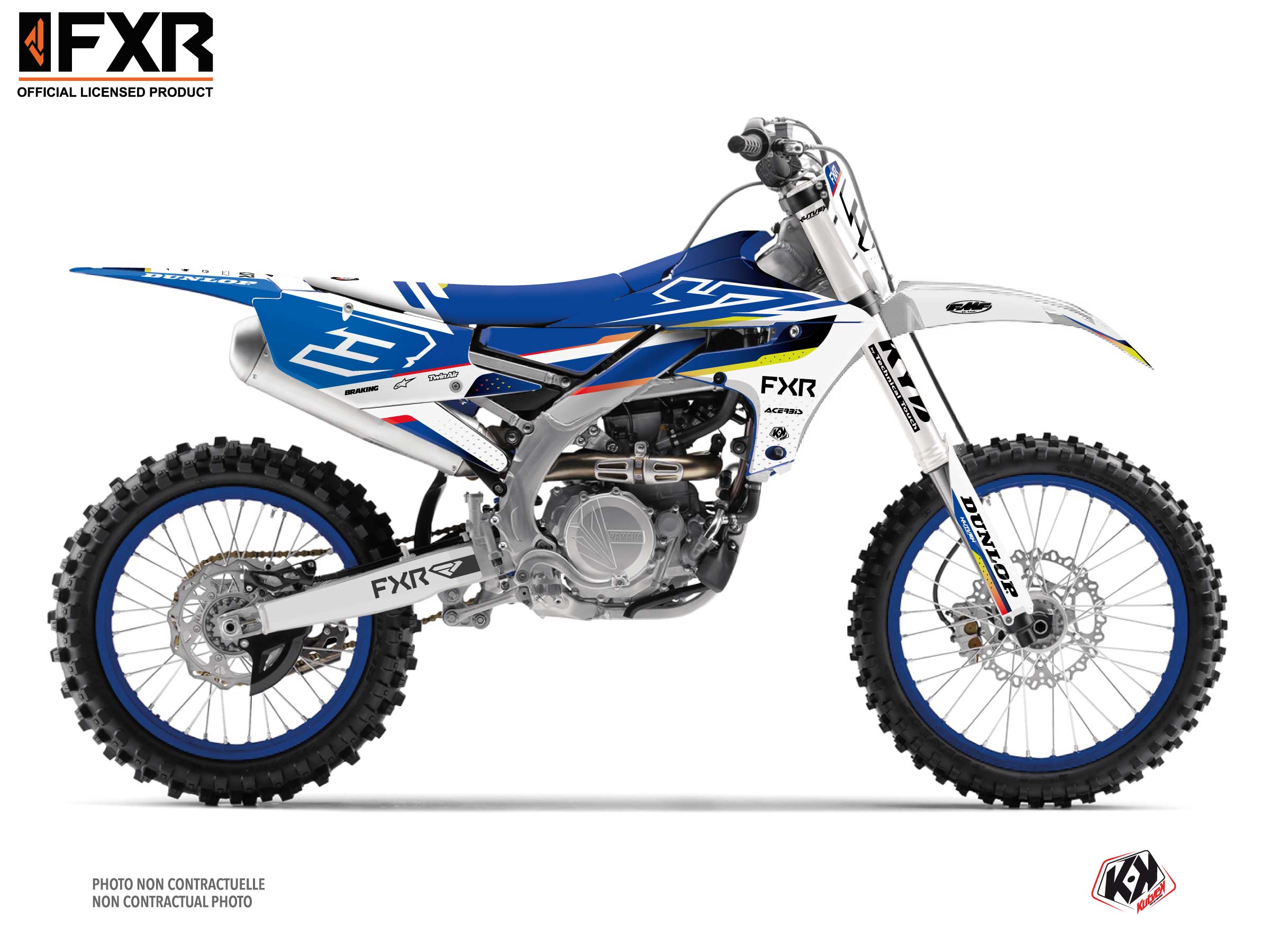 Kit Déco Moto Cross Tilt Yamaha 450 YZF Blanc