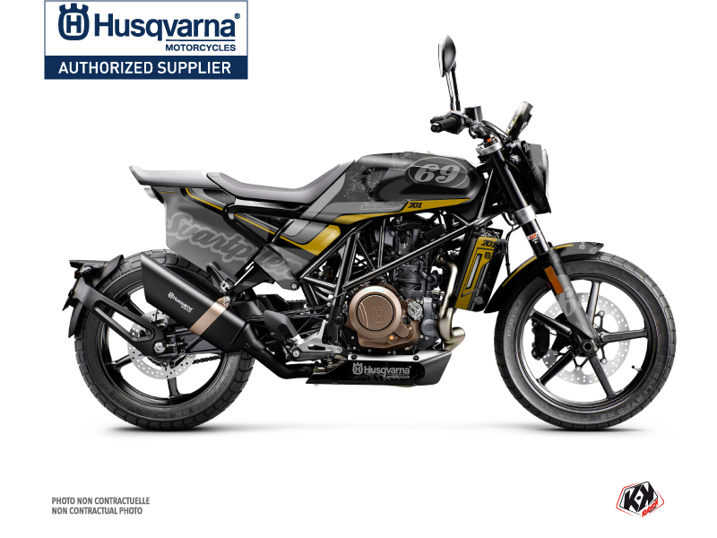 Husqvarna Svartpilen 701 Street Bike Track Graphic Kit Black