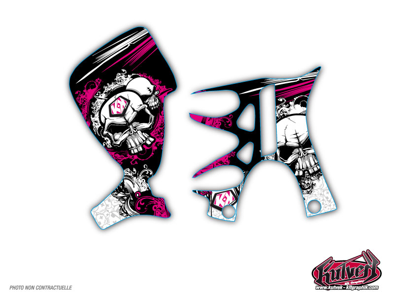 Stickers Bottes SIDI Dirt Bike Trash Graphic Kit Pink