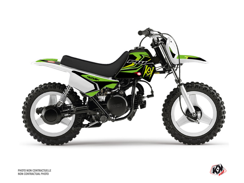 Kit Déco Moto Cross US STYLE Yamaha PW 50 Vert