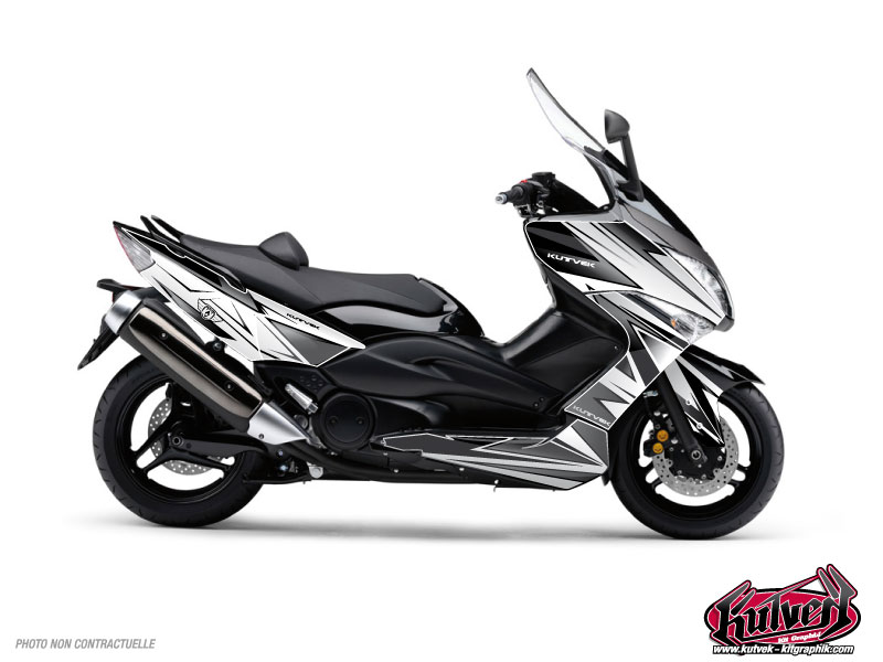 Yamaha TMAX 530 Maxiscooter Velocity Graphic Kit White Black