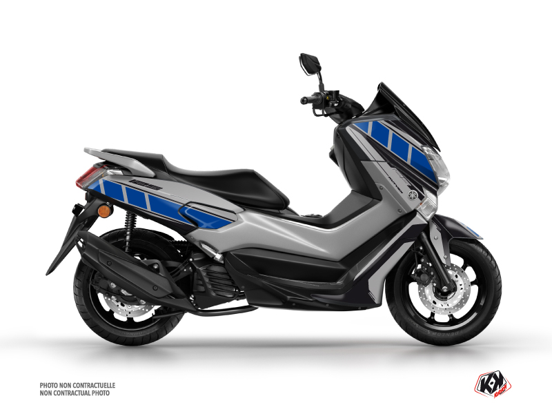 Yamaha NMAX 125 Maxiscooter Vintage Graphic Grey Blue
