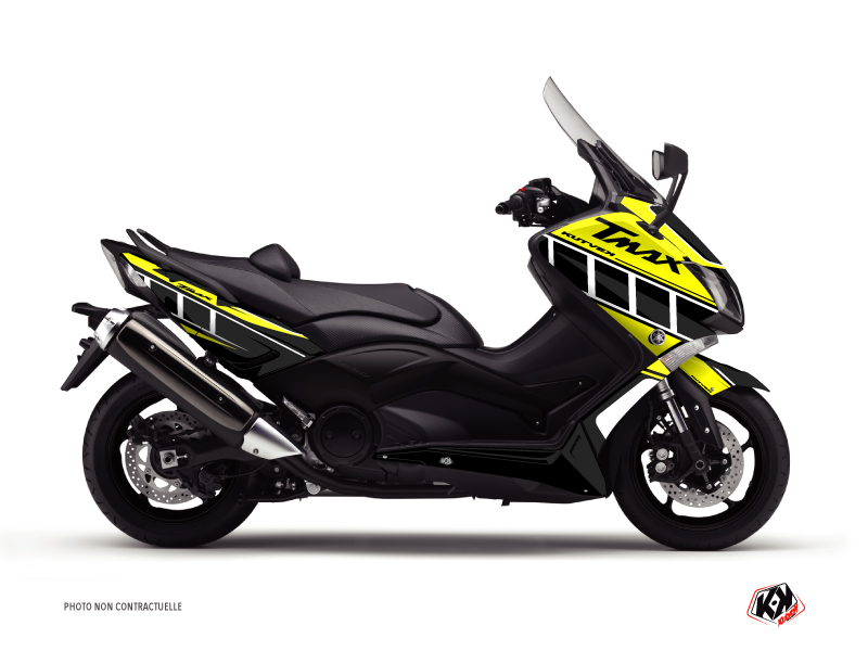 Kit Déco Maxiscooter Vintage Yamaha TMAX 500 Jaune