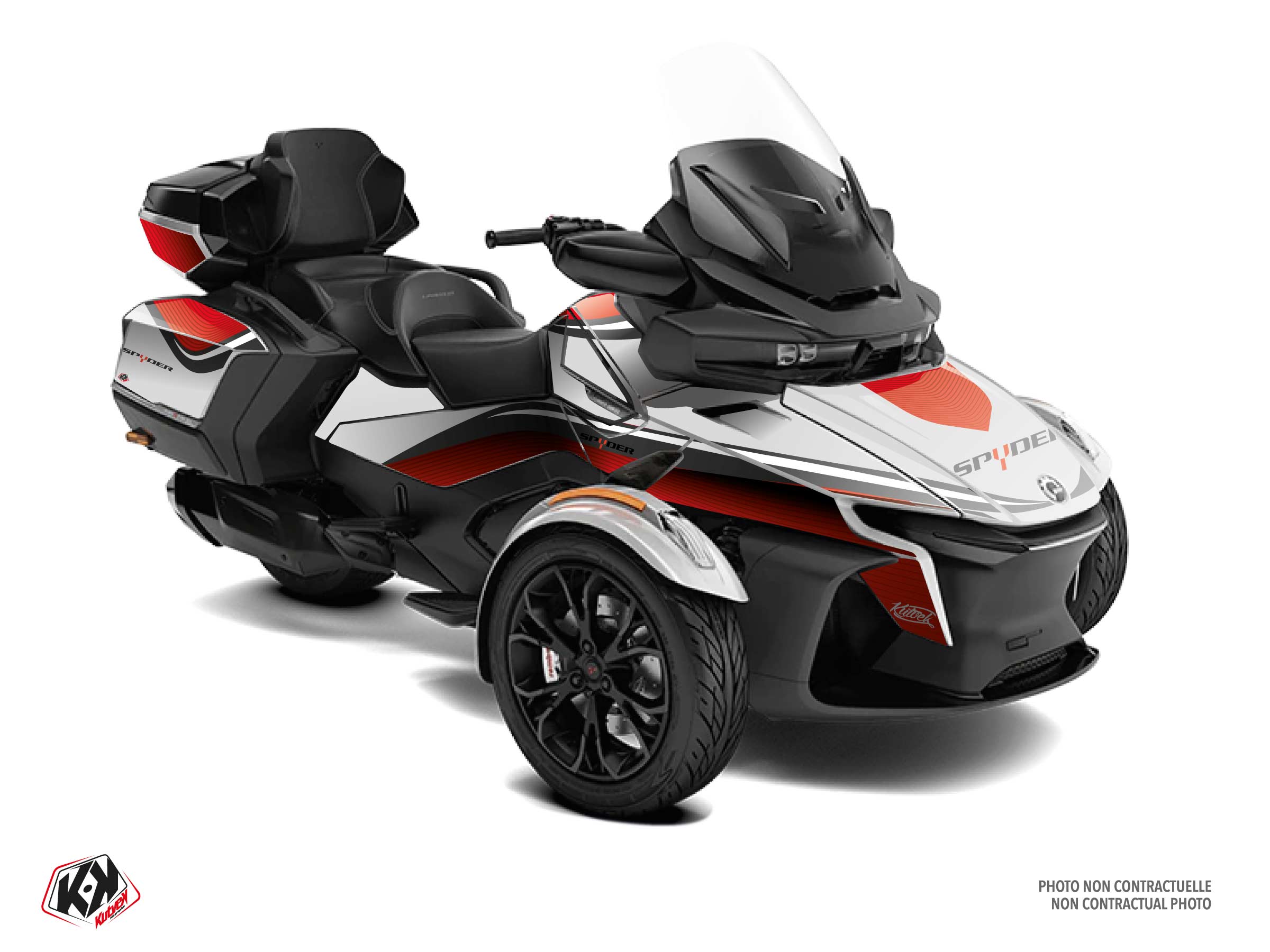 Kit Déco Hybride Wave Can-am Spyder Rt Blanc