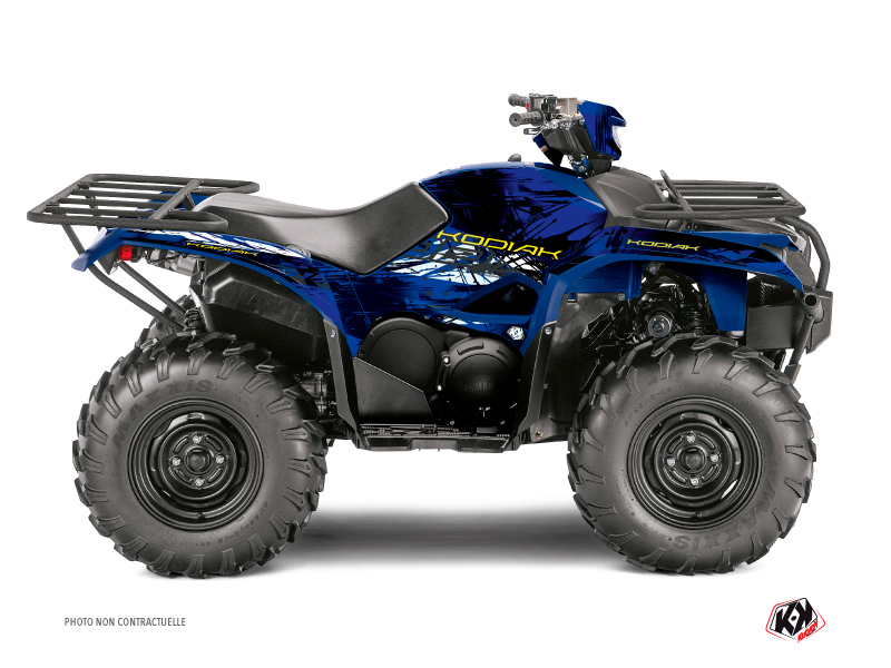 Yamaha 700-708 Kodiak ATV Wild Graphic Kit Blue