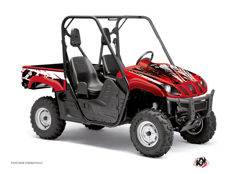 Yamaha Rhino UTV Wild Graphic Kit Red