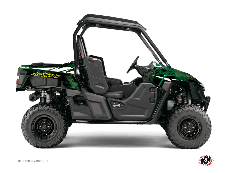 Yamaha Wolverine-R UTV Wild Graphic Kit Green