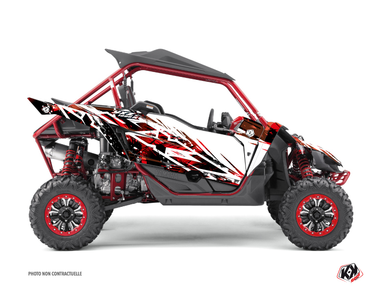 Yamaha YXZ 1000 R UTV Wild Graphic Kit Red