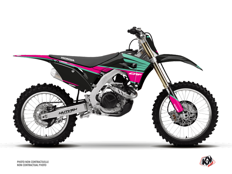 Kit Déco Moto Cross Wing Honda 250 CRF Turquoise