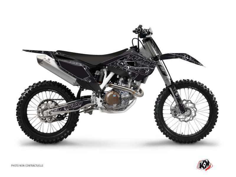 Kit Déco Moto Cross Zombies Dark Husqvarna FC 250 Noir