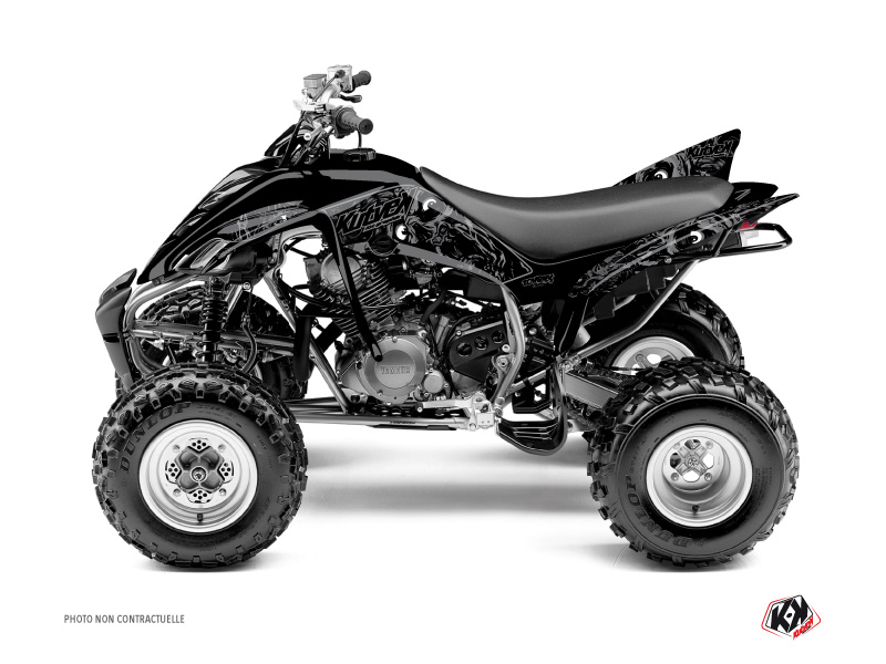 Kit Déco Quad Zombies Dark Yamaha 350 Raptor Noir