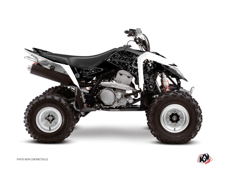 Suzuki 400 LTZ ATV Zombies Dark Graphic Kit Black