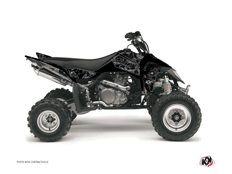 Suzuki 450 LTR ATV Zombies Dark Graphic Kit Black