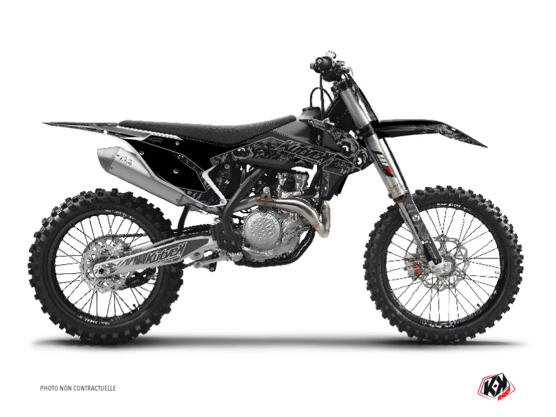 Kit Déco Moto Cross Zombies Dark KTM 450 SXF Noir