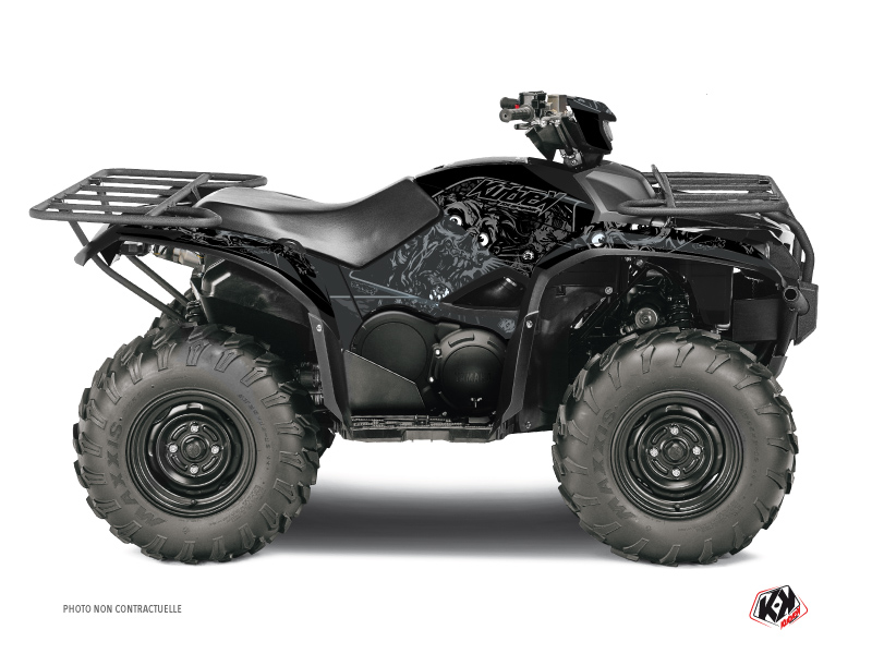 Kit Déco Quad Zombies Dark Yamaha 700-708 Kodiak Noir