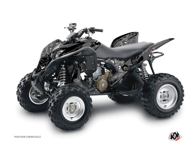 Kit Déco Quad Zombies Dark Honda 700 TRX Noir