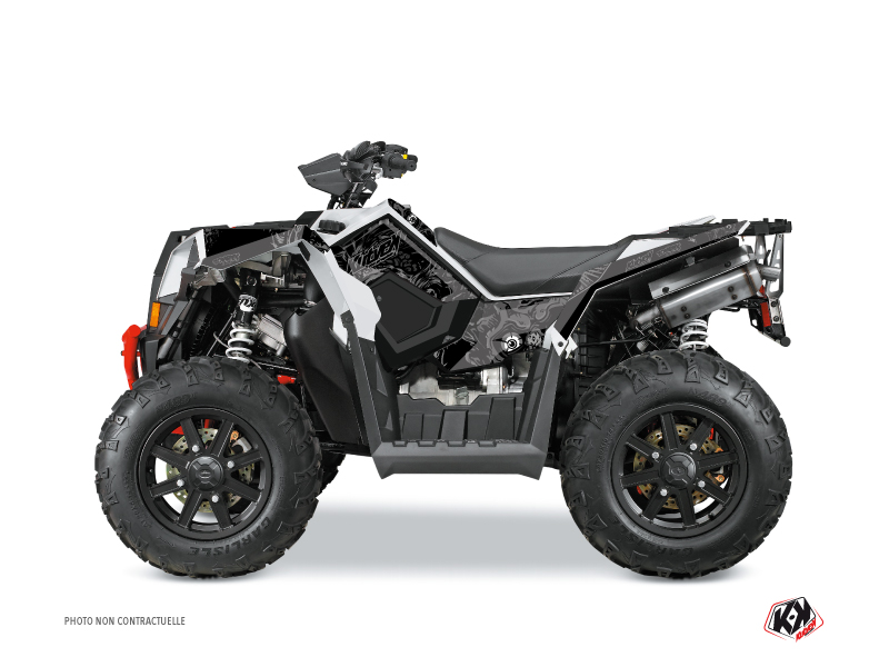 Kit Déco Quad Zombies Dark Polaris Scrambler 850-1000 XP Noir