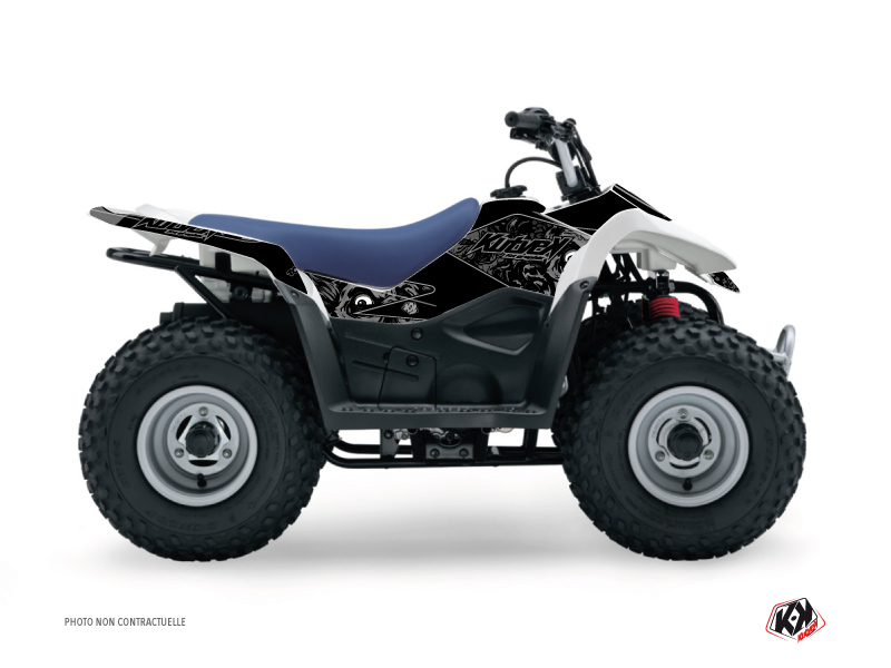 Suzuki 90 LTZ ATV Zombies Dark Graphic Kit Black