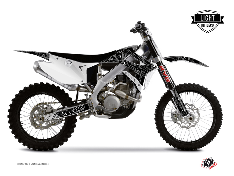 TM EN 125 Dirt Bike Zombies Dark Graphic Kit Black LIGHT