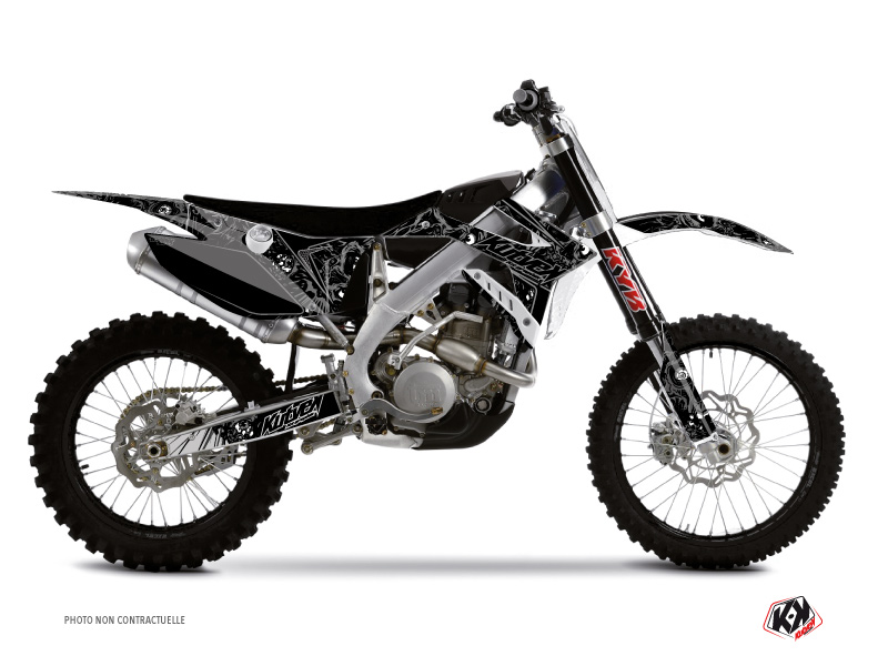 Kit Déco Moto Cross Zombies Dark TM MX 125 Noir