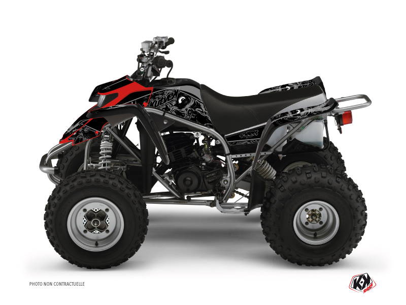 Yamaha Blaster ATV Zombies Dark Graphic Kit Black