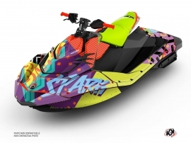 Seadoo Spark Jet-Ski Pop Graphic Kit Colors