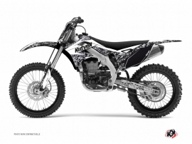 Kawasaki 125 KX Dirt Bike Predator Graphic Kit White