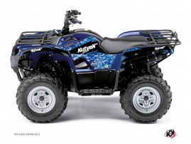 Yamaha 125 Grizzly ATV Predator Graphic Kit Blue