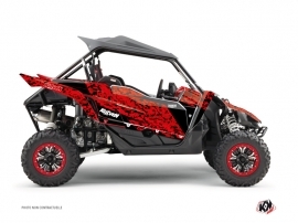 Yamaha YXZ 1000 R UTV Predator Graphic Kit Red Black