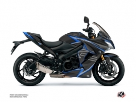 Kit Déco Moto Profil Suzuki GSX-S 1000 F Noir Bleu