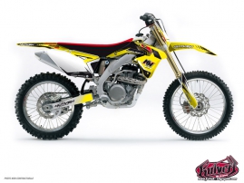 Suzuki 250 RMZ Dirt Bike Pulsar Graphic Kit Black