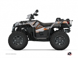 Polaris 1000 Sportsman XP S Forest ATV Redrock Graphic Kit Grey Orange