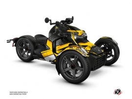 Can Am Ryker 900 Roadster Replica Graphic Kit Yellow