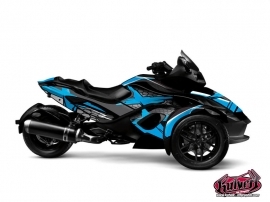 Can Am Spyder RS Roadster Replica Graphic Kit Blue