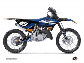Yamaha 125 YZ Dirt Bike Shok Graphic Kit Blue