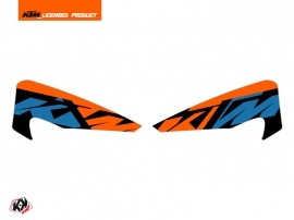 Kit Déco Stickers de protège mains Skyline Moto Cross KTM EXC-EXCF Bleu