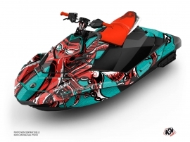 Seadoo Spark Jet-Ski Abyss Graphic Kit Red
