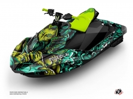 Seadoo Spark Jet-Ski Poseidon Graphic Kit green