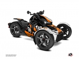 Can Am Ryker 900 Sport Roadster Speedline Graphic Kit Orange