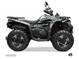 CF MOTO CFORCE 600 ATV Splatter Graphic Kit Grey