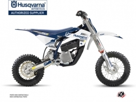 Husqvarna EE-5 Dirt Bike Split Graphic Kit White Blue