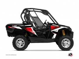 Can Am Commander UTV Stage Graphic Kit Black Red